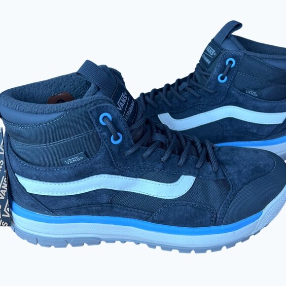 Vans Ultrarange Exo Hi MTE Cold Weather Mens 8 Womens 9.5 Shoes Grey Suede - Picture 2 of 12